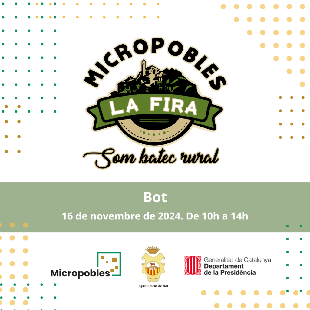 Bot acollirà la 3a Fira de Micropobles el 16 de novembre